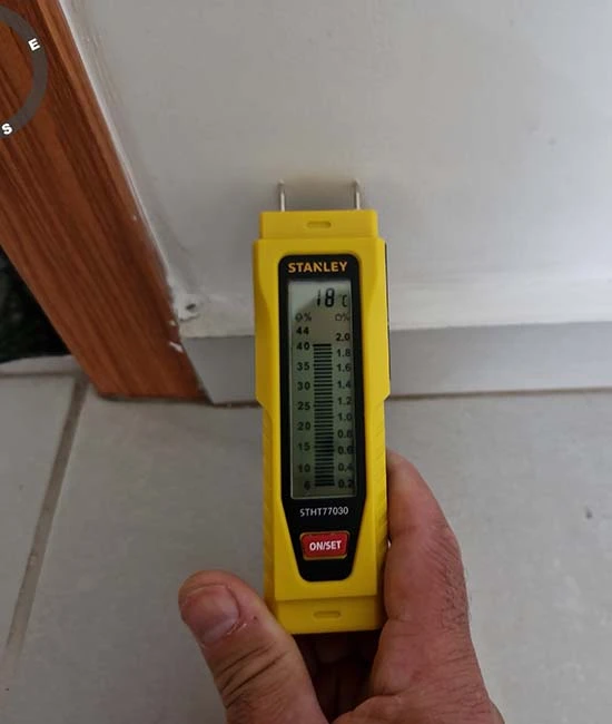 teste-umidade-laudo técnico engenharia civil perito engenheiro civil odair ribeiro