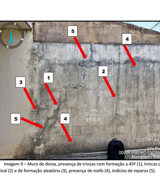 vistoria laudo técnico engenharia civil perito engenheiro civil odair ribeiro